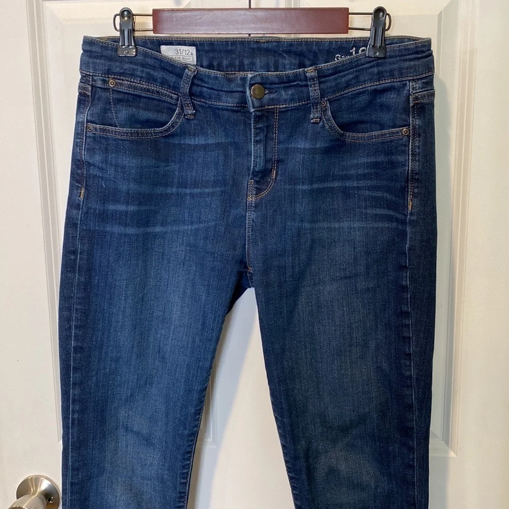 Gap Mid Rise Skinny Dark Wash Classic